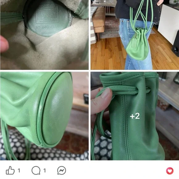 Coach Green Mini Bag 4144 Littleton - Picture 8 of 8